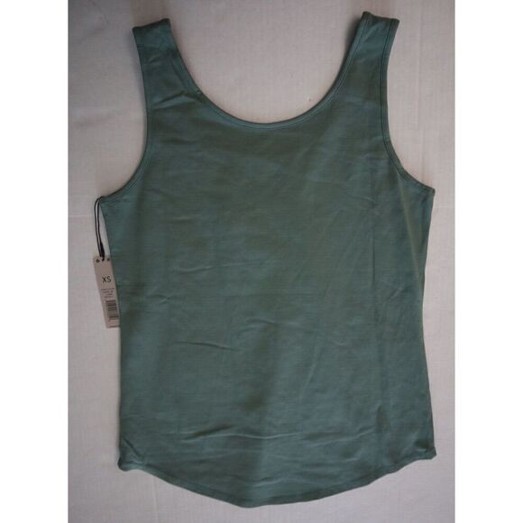 Nic + Zoe F221030 Women's Sz XS Juniper Green Perfect Knit Shirttail Tank Top - Picture 8 of 10